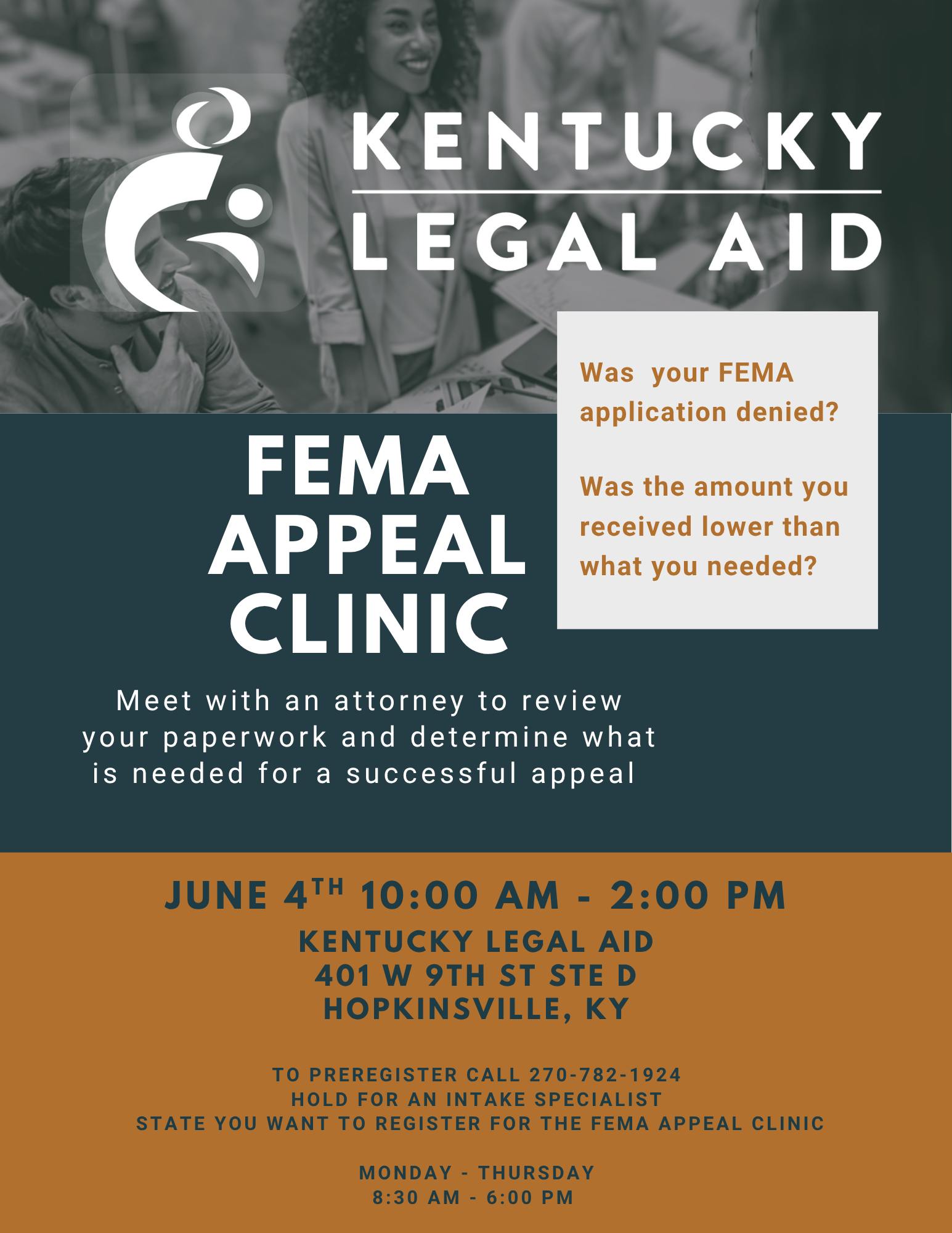 KY Legal Aid FEMA Clinic